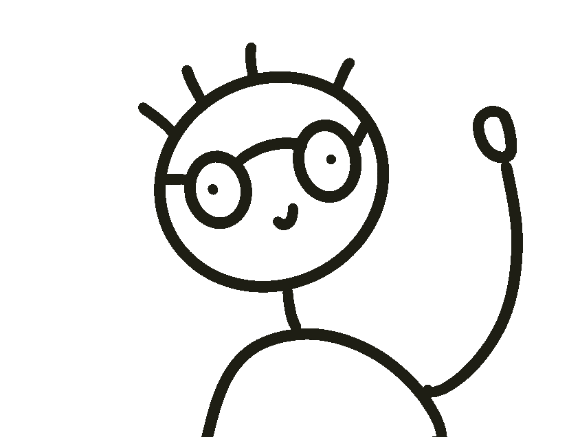 Hand-drawn doodle of Dylan Chen